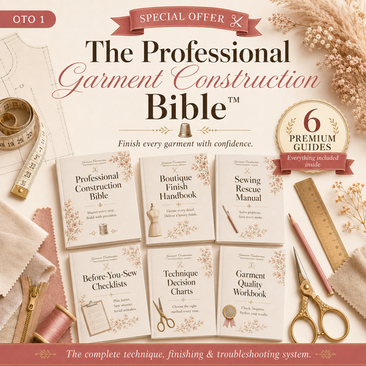 The Professional Garment Construction Bible™