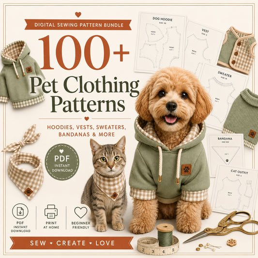 100+ Pet Clothing Patterns